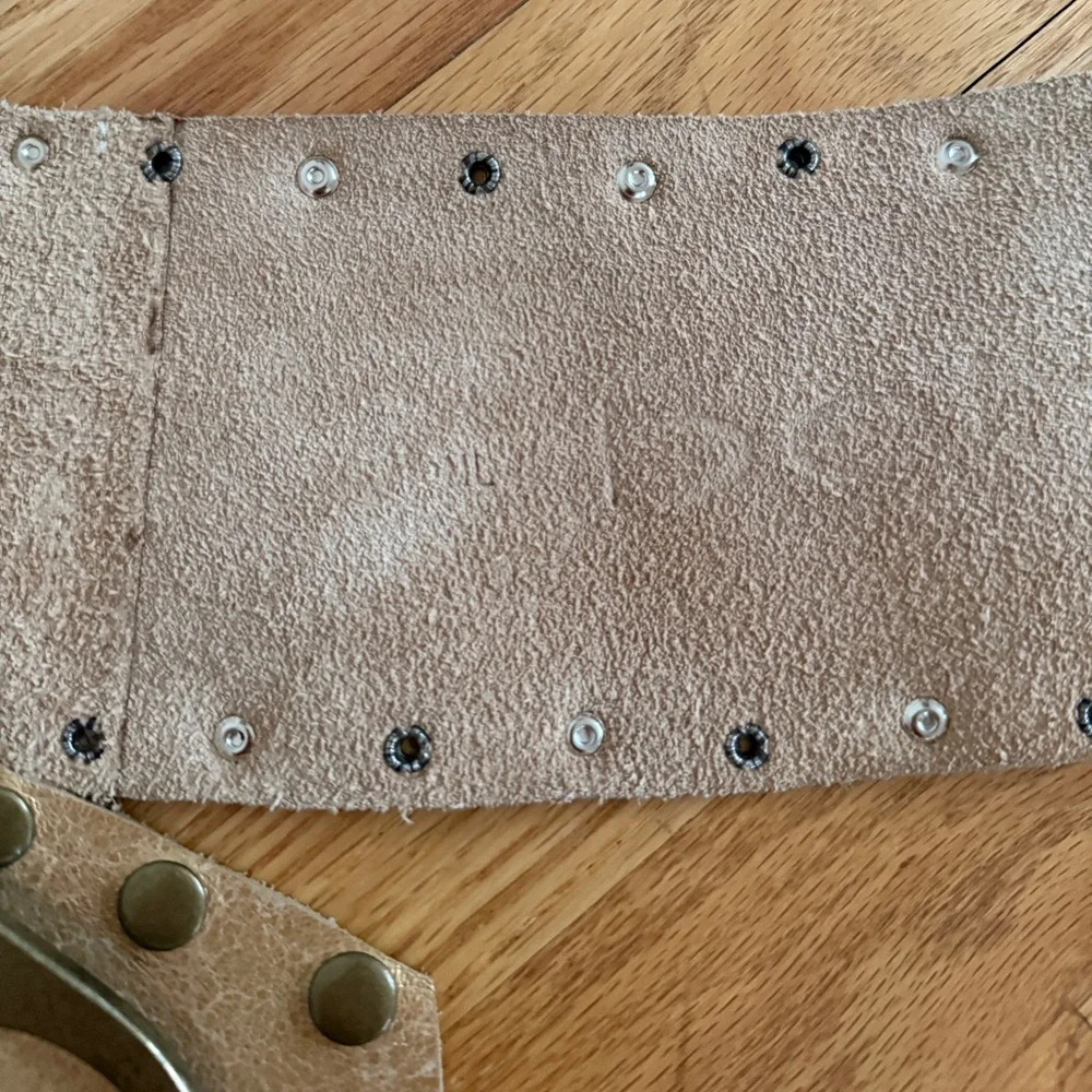Sexy vintage bebe belt thick belt gold